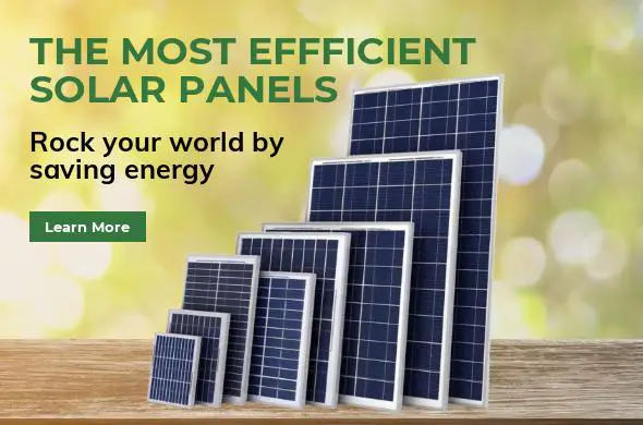 solar panels banner