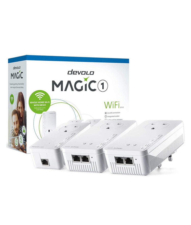 devolo Magic 2 Wi-Fi 6 (pack de 2) + devolo Magic 2 LAN Triple